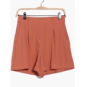 SPANX Carefree Crepe Shorts, Elastic Waist, Sedona, Size Large, NWT